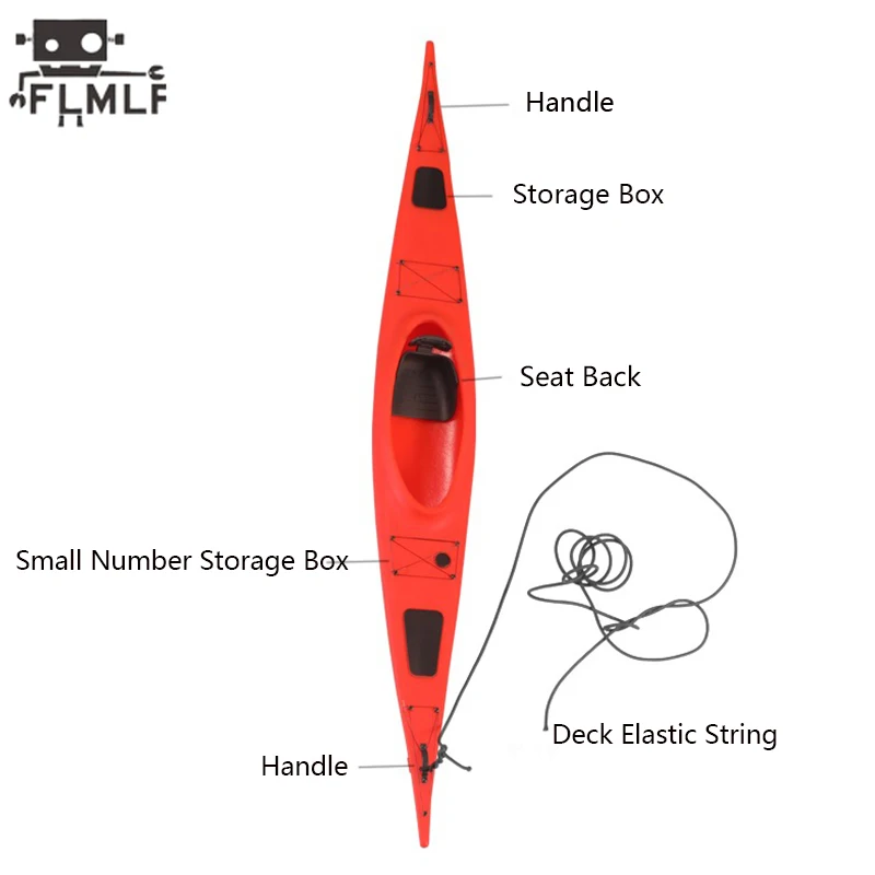 Boat Whit Handle/elastic Cord/ Cable/ Back Seat For Traxxas Trx-4 Ford Land Rover Wrangler Rc Car