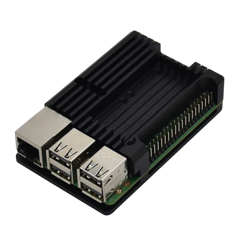 Новинка! Raspberry Cnc алюминиевый сплав бронированный чехол с охлаждающим радиатором