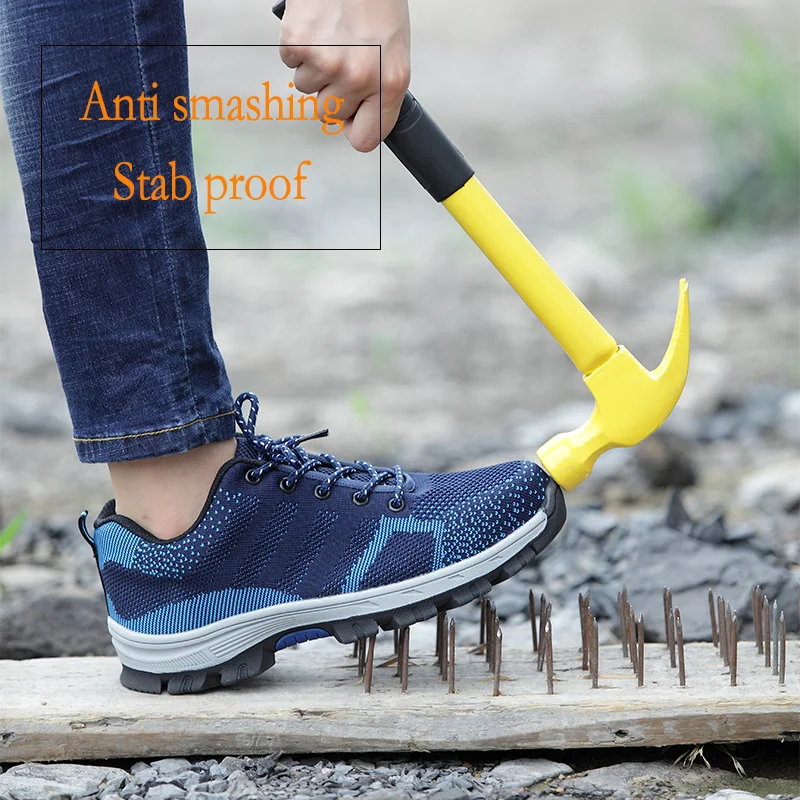 Women Work Boots Waterproof Winter Safety Shoes Men Boots with Fur Warm Snow Casual Shoes Sneakers Outdoor All Season