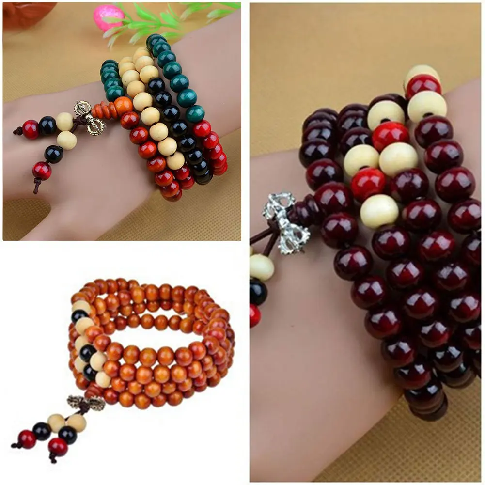 Новое поступление модный браслет натуральный эбонитовый 6 мм палисандр