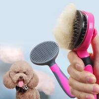 combs dog hair remover cat brush grooming tools pet handle shedding hair brush dogs automatic trimmer combs accessories supplies