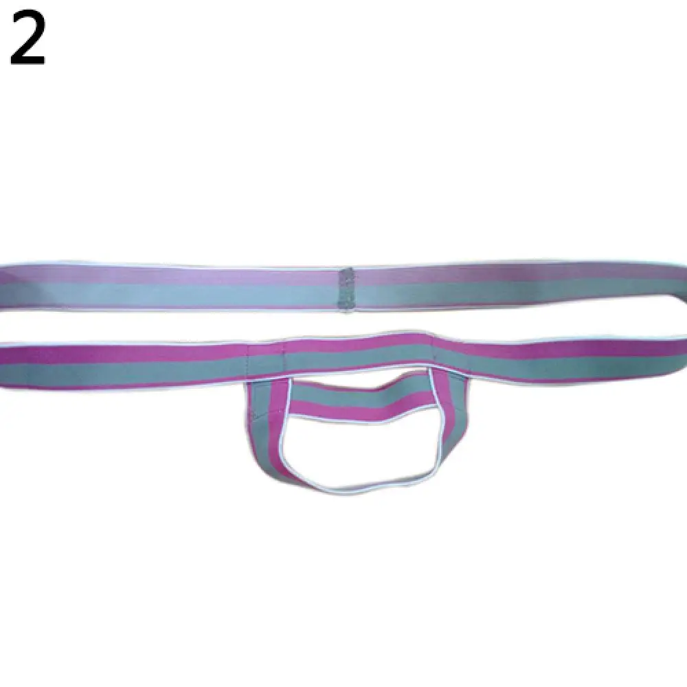 Сексуальное мужское кольцо для пениса стринги с открытой промежностью