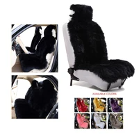 AUTOYOUTH Genuine Australia Sheepskin Car Seat Cover Luxury Long Wool Front Seat Covers Fits Most Car, Truck, SUV, or Van