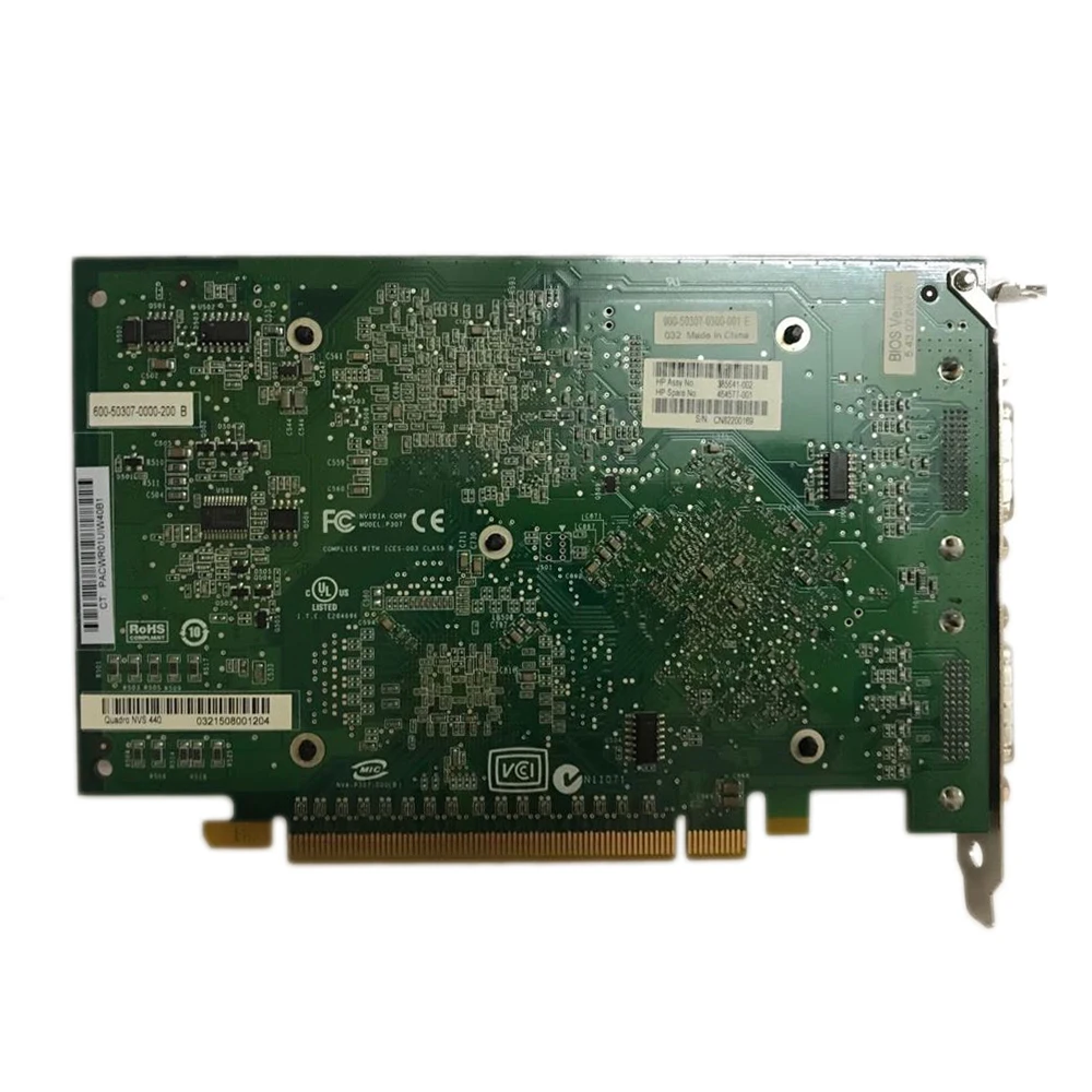 NVS440 для Quadro Leadtek Nvidia 256 Мб PCI-E16X графическая карта четырехэкранная