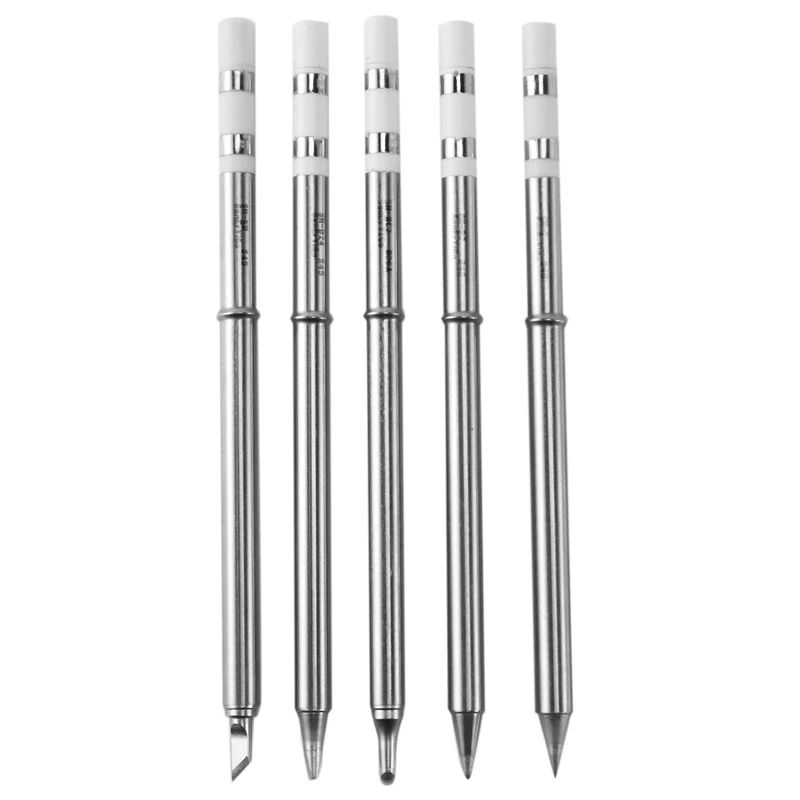 

5PCS Soldering Iron Tip Replacement Heater Solder Head For SH72 Digital Soldering Station,SH-B2 SH-BC2 SH-KU SH-D24 SH-I