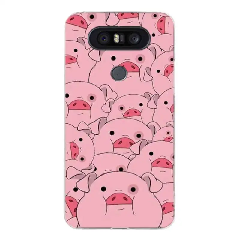 Свинья животного Мягкий ТПУ чехол с полной защитой силиконовый для телефона LG G8s