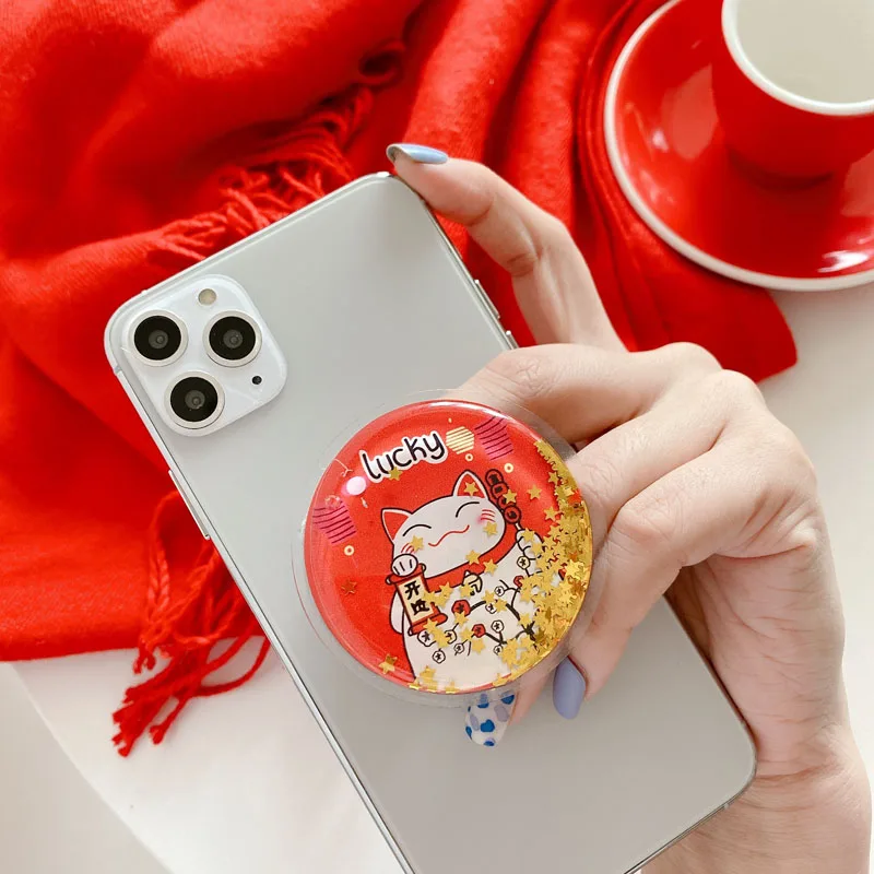 3D мультфильм расширения складной мобильный телефон кронштейн держатель для Samsung