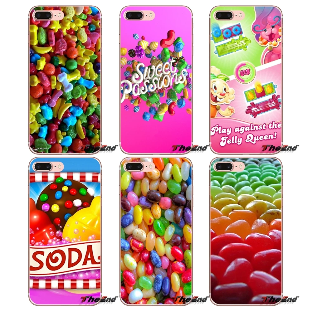 Прозрачные мягкие чехлы для samsung Galaxy S3 S4 S5 MINI S6 S7 edge S8 S9 Plus Note 2 3 4 5 8 candy Crash saga |