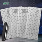 Алмазный точильный камень, точилка для ножей 150*63 мм, ультратонкий ячеистая поверхность, точильный камень, кухонный шлифовальный инструмент