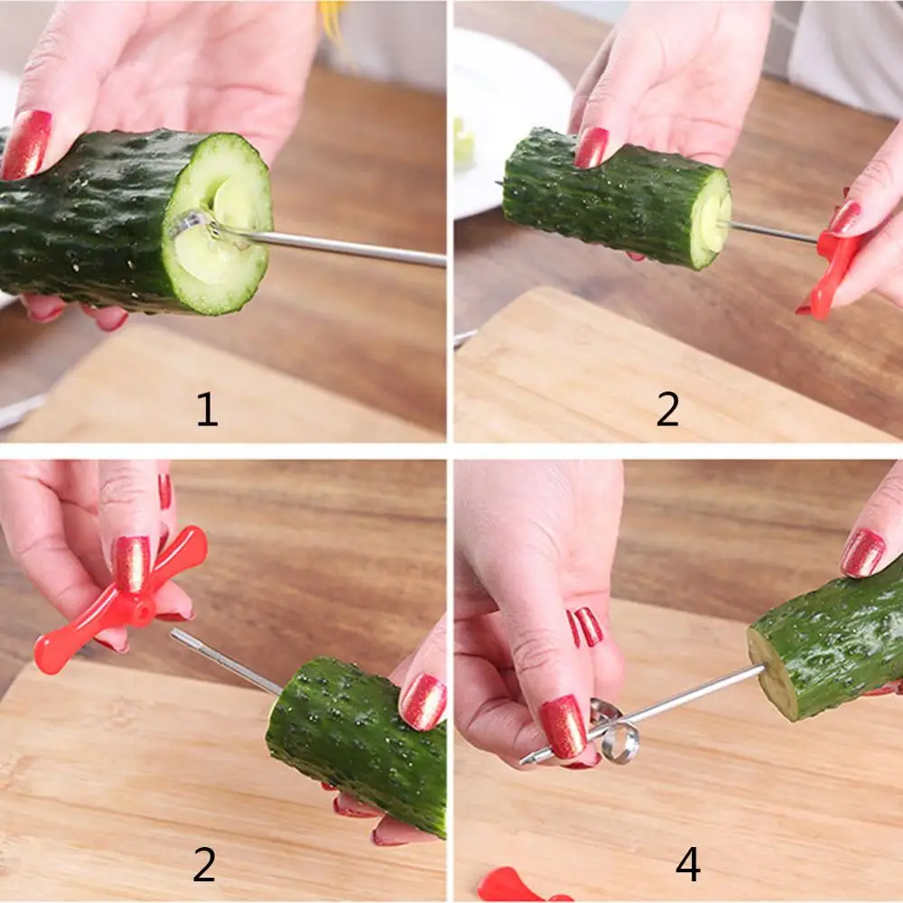 Спиральный нож для нарезки овощей инструмент картофеля моркови огуречного