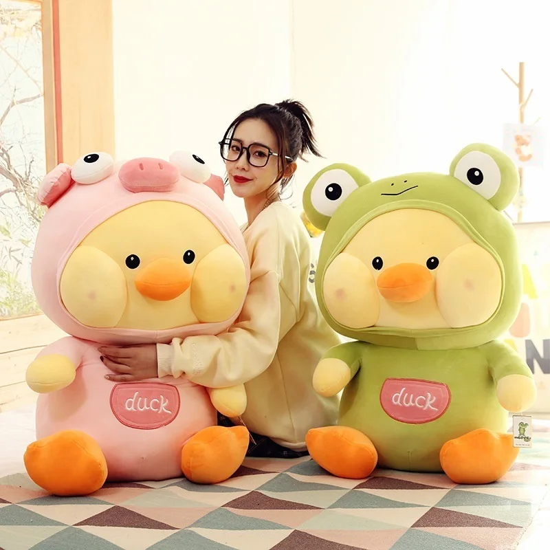 

Новая трансформированная утка, утка с гиалуроновой кислотой, кукла, сетка, красная и желтая утка, плюшевая кукла, кукла, Подушка для сна, пода...