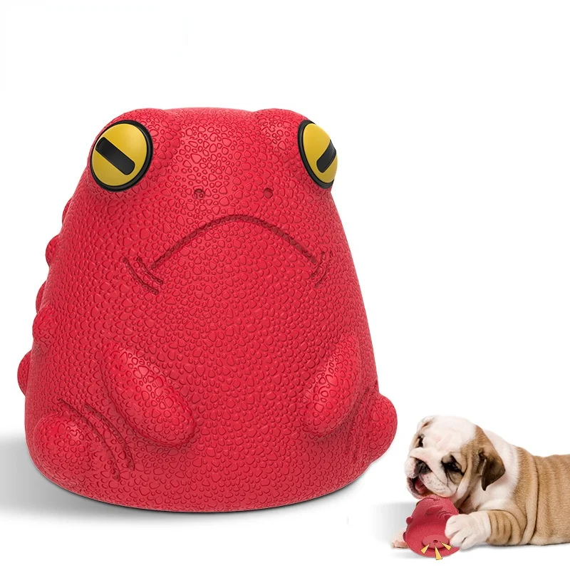 

Pet Dog Sound Squeak Toys Frog Shape Puppy Chew Toys for Dogs Training Interactive Funny Toy Pets Supplies Dog Products