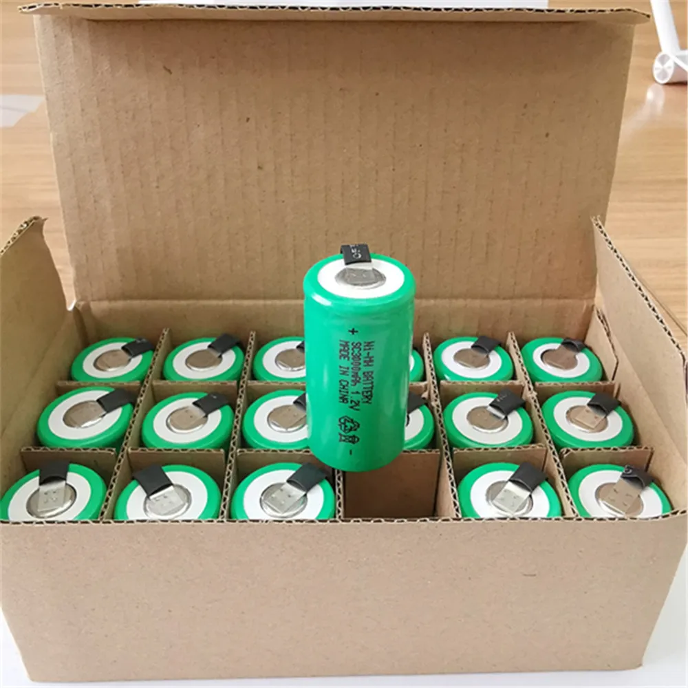 15 шт. NIMH cell SC 1 2 V 3000mah sub c перезаряжаемые электроинструменты Батарея разрядка