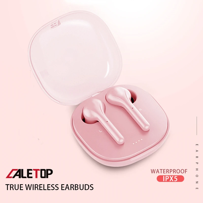 Красочные беспроводные наушники CALETOP с микрофонами Bluetooth чистый hi fi звук музыки
