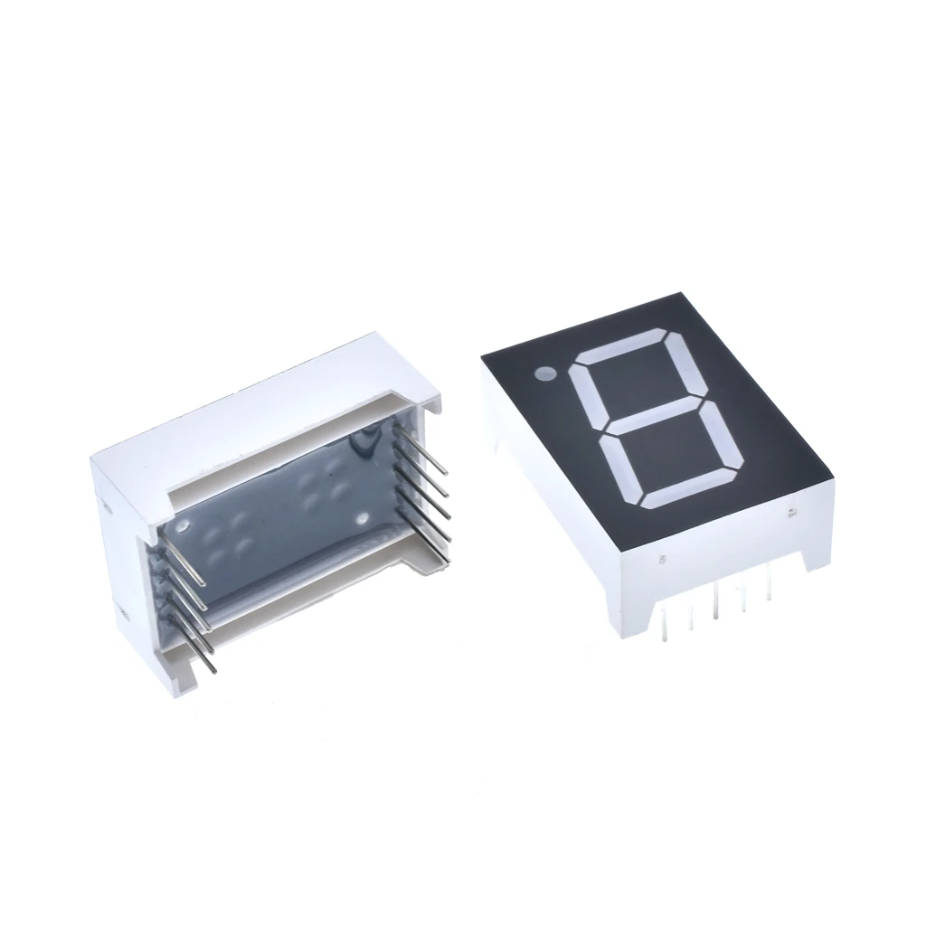 Цифровой трубный светодиодный дисплей 10 шт. 1 бит 0 8 дюйма высокий синий