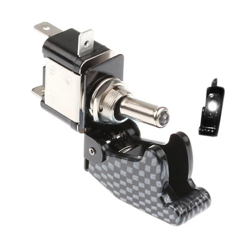 Автомобильный светодиодный светильник SPST переключатель кулисный с защитной