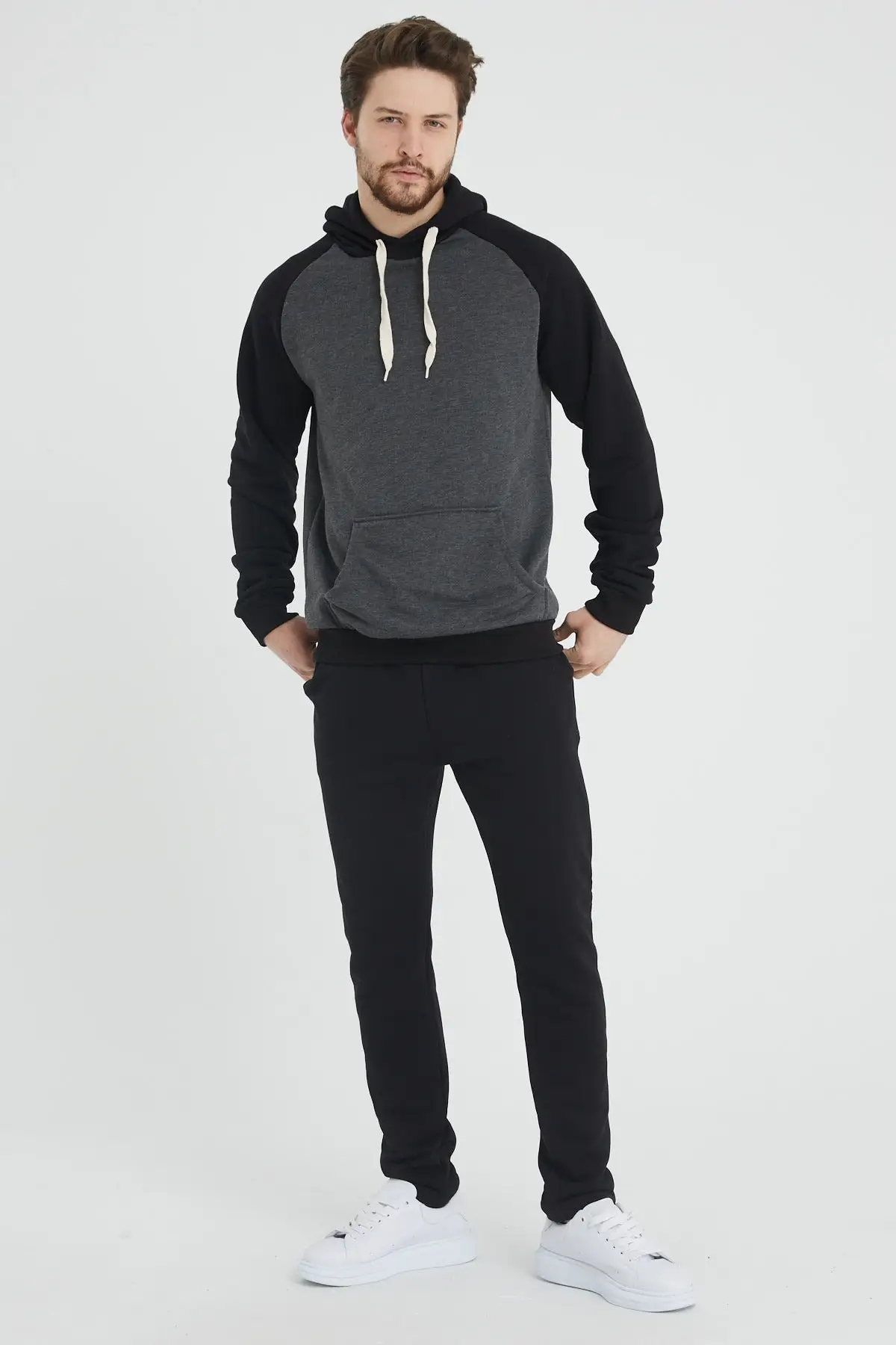 Men's Anthracite Tracksuit Set