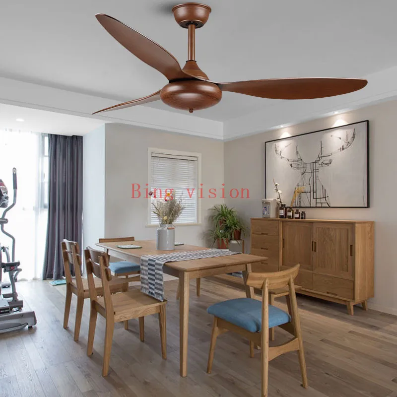 Коричневый и белый цвет промышленный Винтаж потолочный вентилятор без