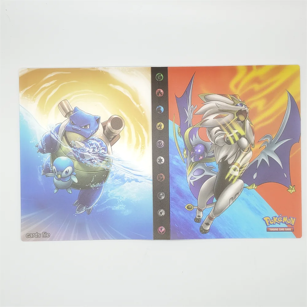 

240 Pokemon Card Photo Album Book Collection Cartoon Animation Game Binder Folder Top Loading List Toy Children Gift