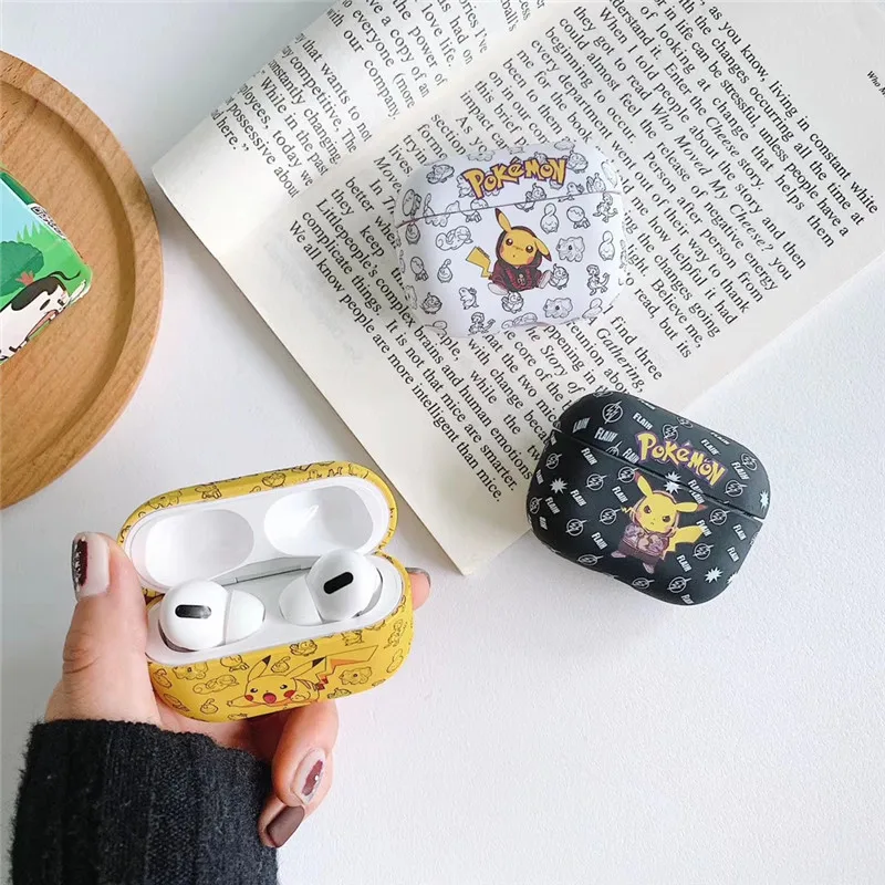 Чехол для Airpods Pro, роскошный чехол с 3D милым мультяшным Пикачу, чехол с Bluetooth для наушников, чехол для AirPods 3, чехол, fundas Coque