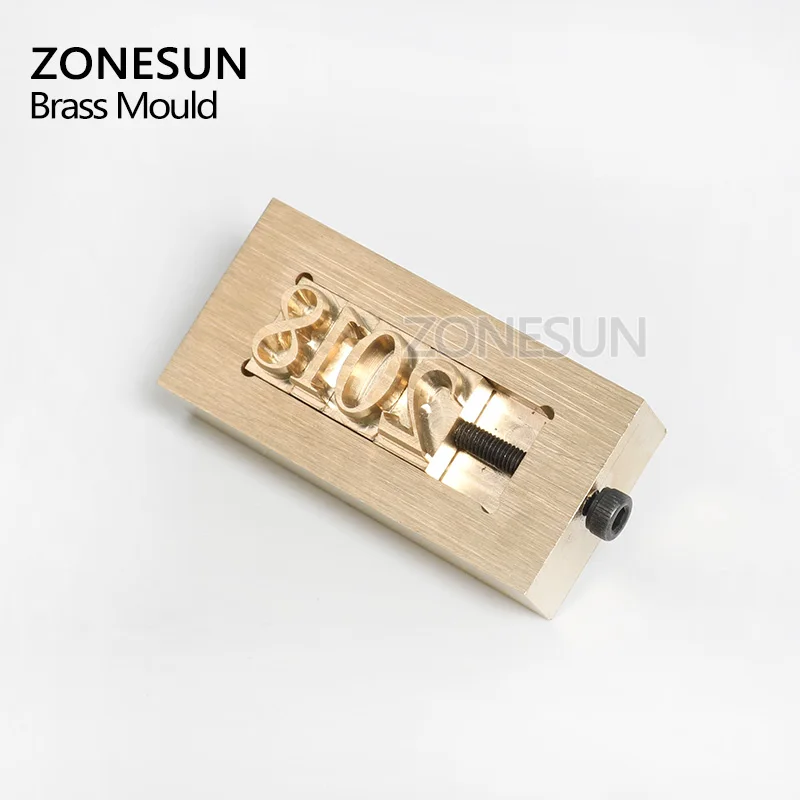 ZONESUN пользовательские логотипы горячей фольги штамповки латунная форма для дерева кожа бумага плесень тиснение плесень пластины DIY Дизайн