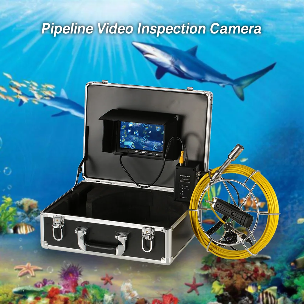 Рыболовный искатель Водонепроницаемый подводный сливной трубы канализационные