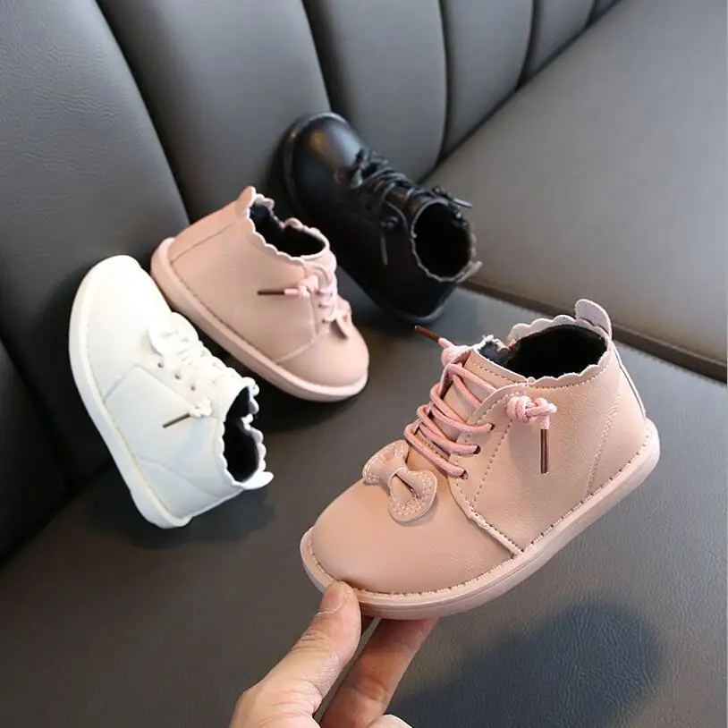 2019 осенние детские ботинки мотоциклетные унисекс из мягкой искусственной кожи