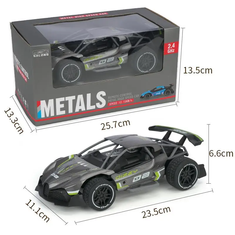 RCtown 1:16 2,4G 4CH 15 км/ч гоночный Дрифт RC автомобиль внедорожный пустынный грузовик металлический игрушечный автомобиль