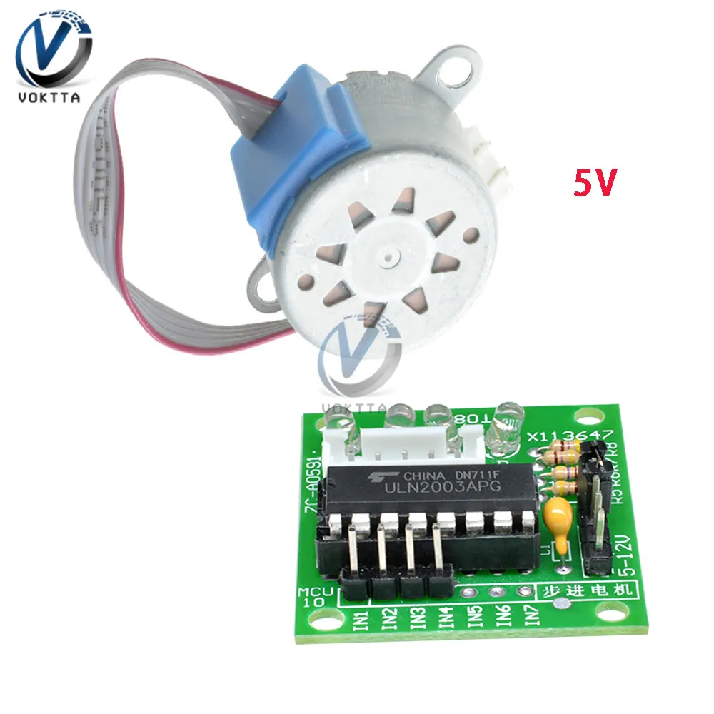 Модуль платы драйвера ULN2003 с редуктором 28BYJ 48 5 В/12 В для Arduino сделай сам|Шаговый