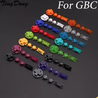 tingdong 30 set plastic power on off buttons keypads for gameboy color colorful buttons for gbc d pads a b buttons