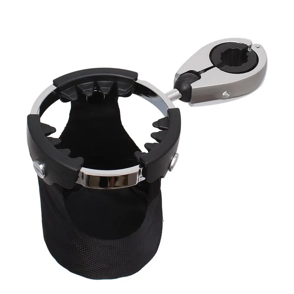 Precio Portavasos Para Motocicleta, Soporte Giratorio De 360 ° Para Bebidas Y Baloncesto De Nailon, Compatible Con Manillar De 0,87 A 1,25 Pulgadas