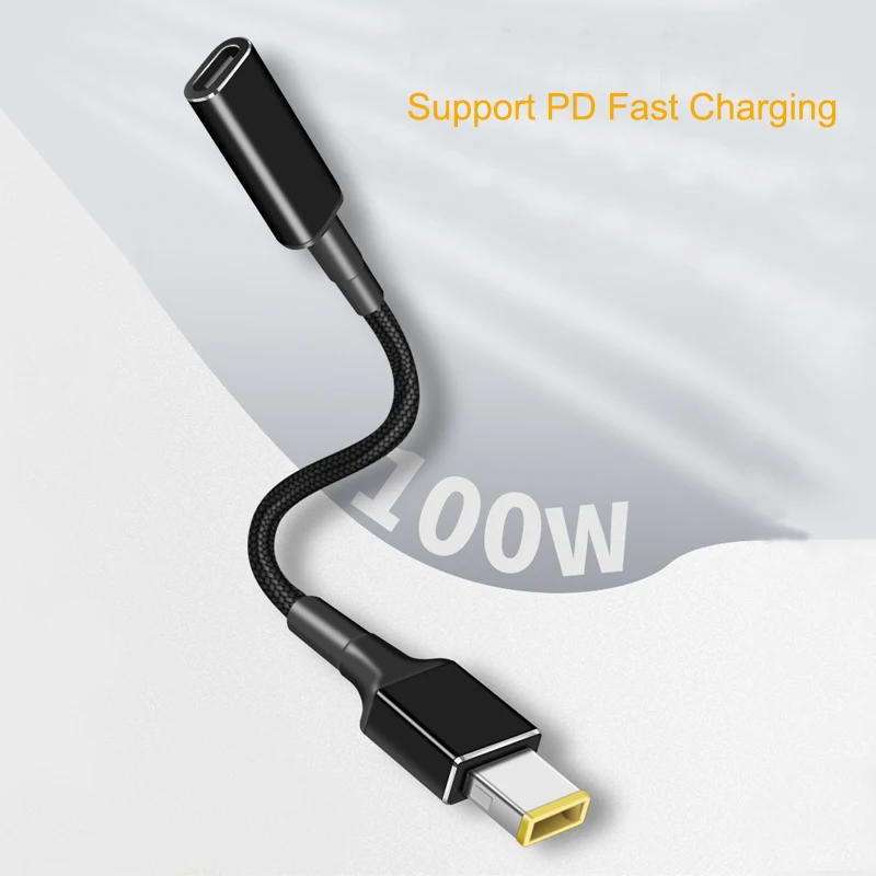 Кабель для быстрой зарядки 100 Вт Шнур USB Type C Мама на 5 5x2 7 9x5 4 5x3 0 4x5 мм переходник со