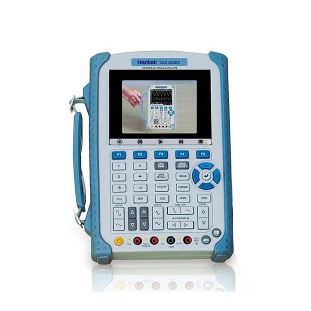 

Hantek DSO1202BV Handheld Oscilloscope/Multimeter of 200MHz Bandwidth, 1GSa/s sample rate,1M Memory Depth, Build In Video Help