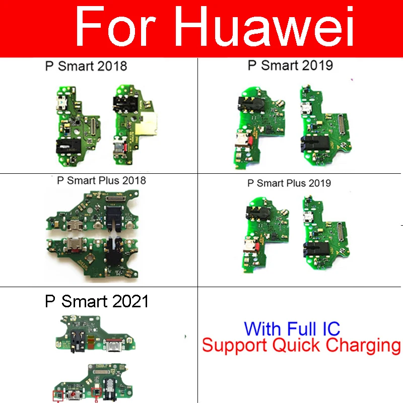 Зарядная плата с usb входом для Huawei P Smart 2018 2019 2021 плюс + Chargring разъем Usb порт запасные