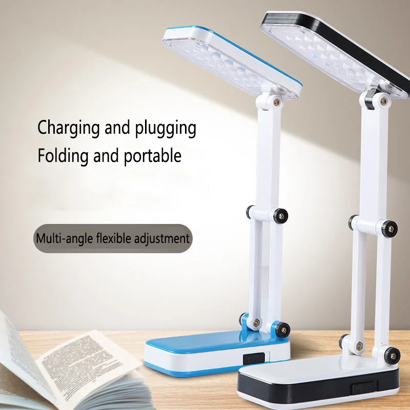 LED Desk Lamp Eye Protection Learning Rechargeable Folding Nightlight Bedroom Student Dormitory Artifact | Освещение