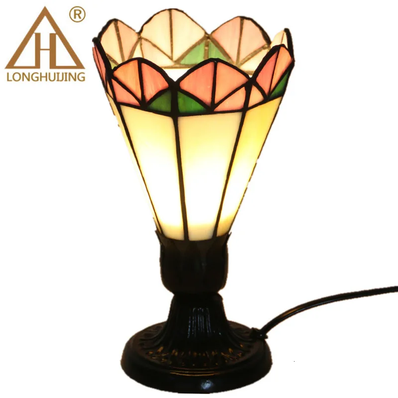 Tiffany Table Lamp E27 Baroque Bedroom Bedside Creative Fashion Retro | Лампы и освещение