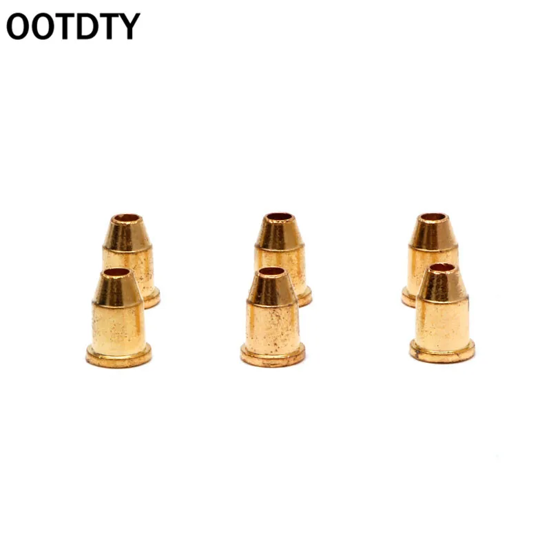 OOTDTY 6 шт золотые через тело струны втулки для крепления струн набор