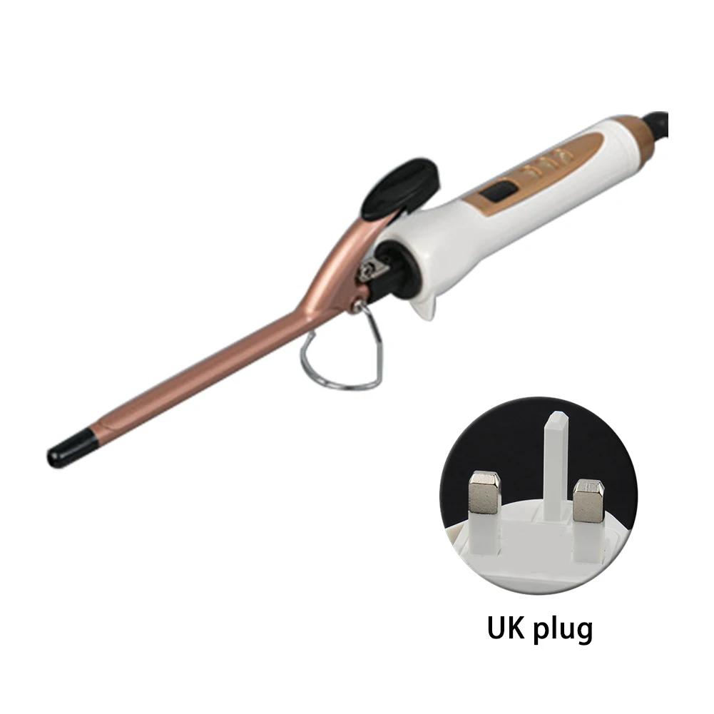 

Curling Wand Mini DIY Lightweight 360 Degree Swivel Cord Travel PTC Ceramic Heating Styling Tools Wet Dry Home Salon Hair Dryer