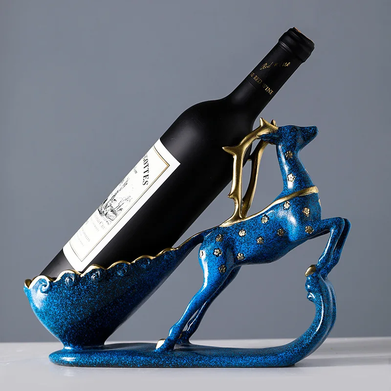 

luxury style red wine rack decoration furniture living room wine cabinet table decoration modern simple creative decoration