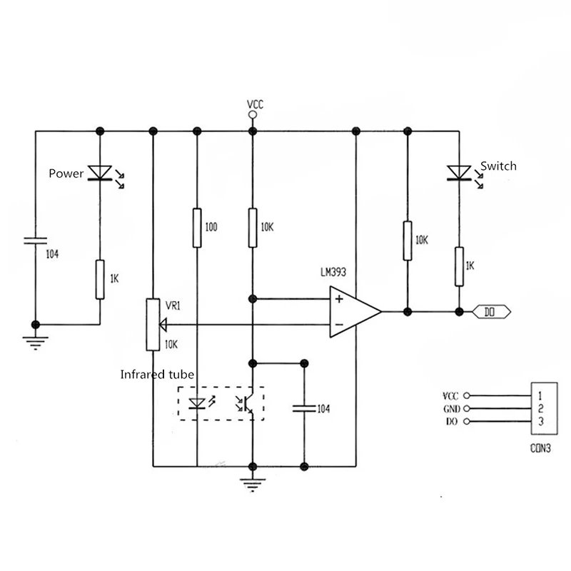 

1/5pcs IR Infrared Obstacle Sensor Module for Car NC99