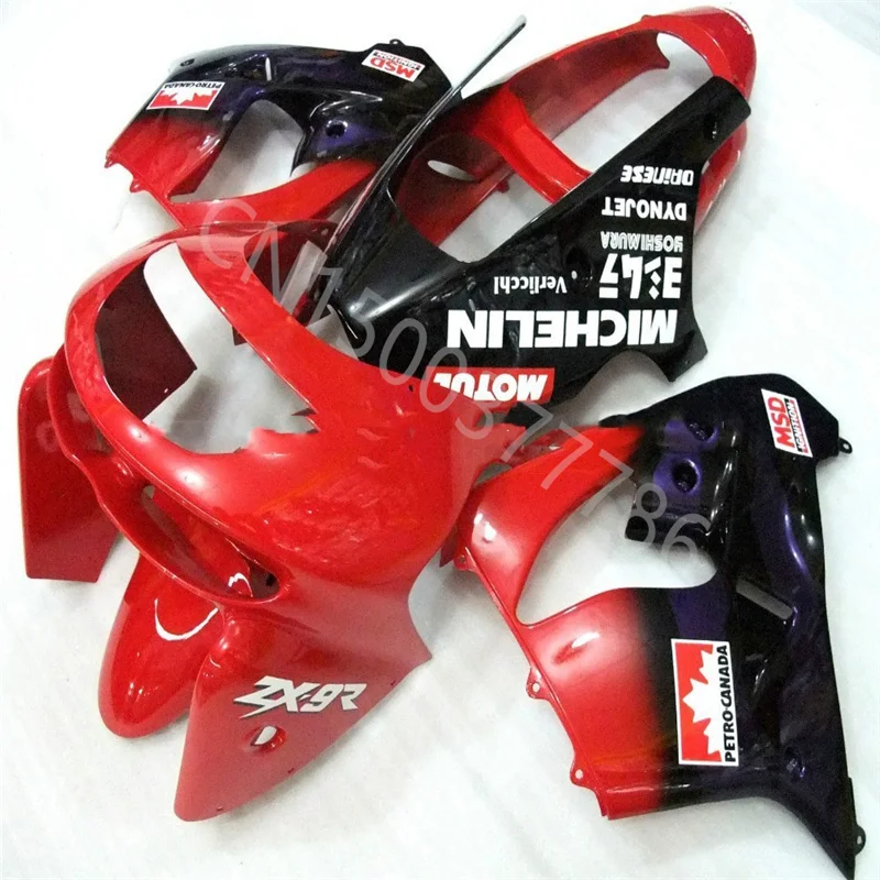 

Горячая Распродажа обтекатель мотоцикла для KAWASAKI Ninja ZX-9R 98-99 ZX 9R 1998-1999 ZX9R 98 99 ZX 9R 1998 1999 красный черный обтекатель