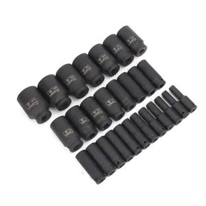 Головка для пневматического гаечного ключа, глубина 12 дюйма, 10-41 мм