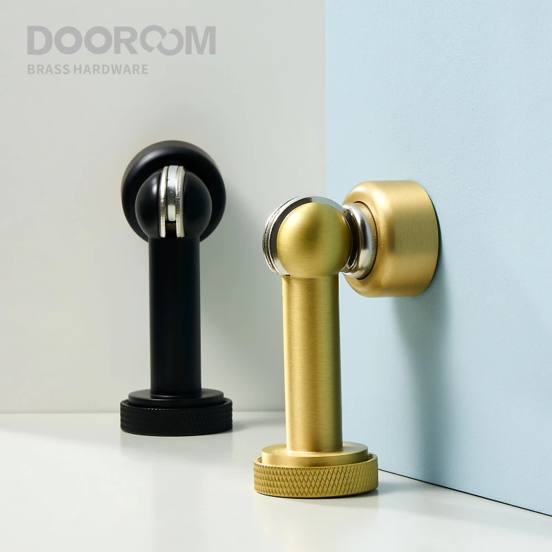 Dooroom латунные дверные стопоры сверхмощный держатель для двери с магнитной