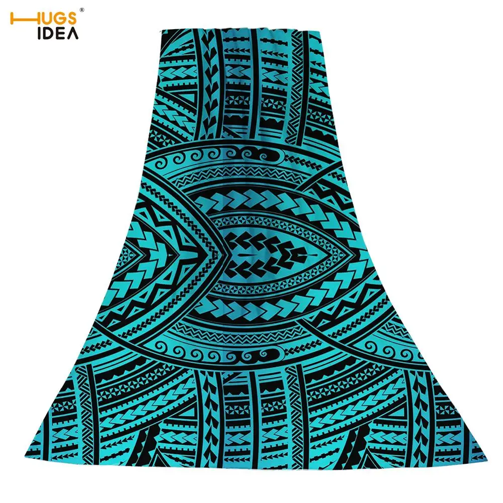 HUGSIDEA полинезийское традиционное племенное пляжное полотенце для детей и