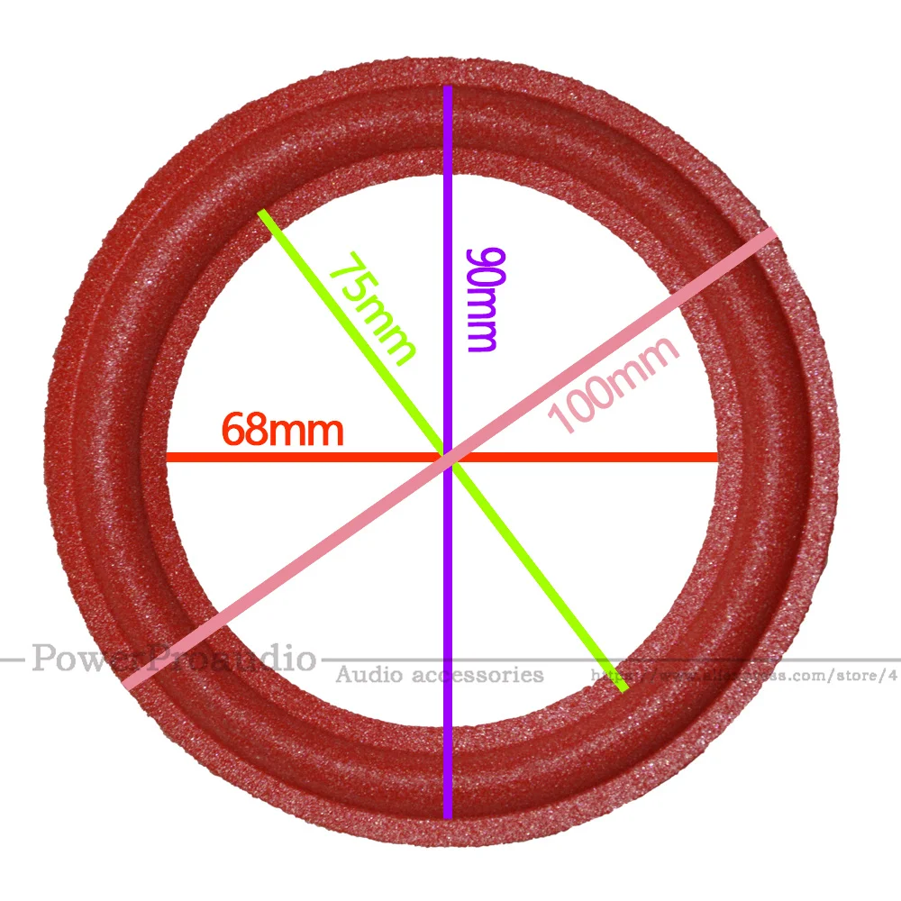 10 шт. красный динамик пенопластовый объемный сабвуфер дюймов 6 5 дюйма 4 НЧ-динамик