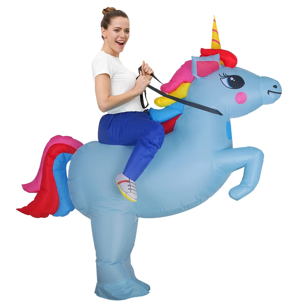 

Adult Uniforn Inflatable Costumes Colorful Animal Halloween Cosplay Costume Christmas Purim Dress Up for Man Woman