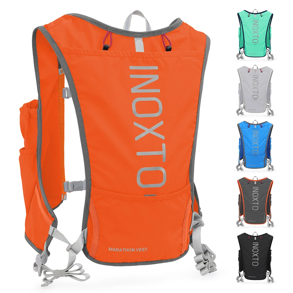 

Quick-drying running backpack 5L, ultra-light hydrating vest mountain bike bag, breathable, 1.5L water bag 250ML water bottle