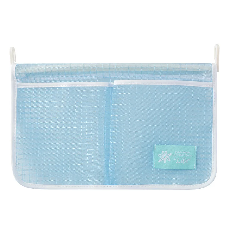 

Refrigerator storage mesh bag waterproof hanging kitchen classification storage bag double compartment refrigerator storage bag