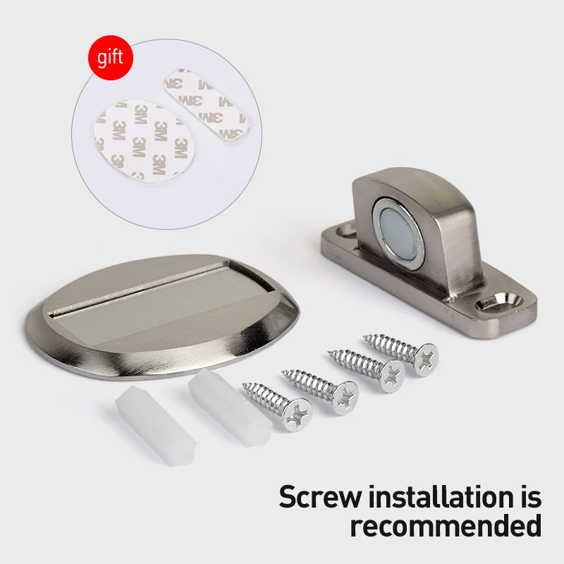 Магнитные дверные ограничители скрытые без отверстий держатели из цинкового