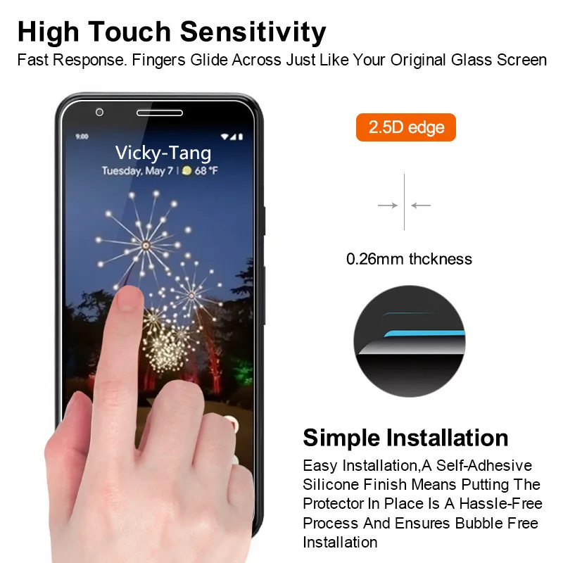 Высококачественное Стекло премиум класса для Google Pixel 2 3 4 3a Xl Lite 1 lite Защитная